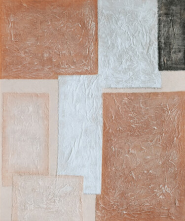 Painting titled "Fragments of Balance" by Bagya Art Gallery, Original Artwork, Acrylic