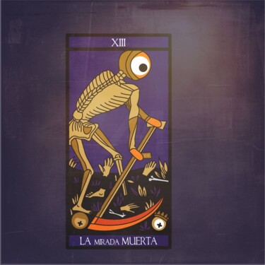 Digital Arts titled "la mirada muerta rem" by Ojolo, Original Artwork, Digital Painting