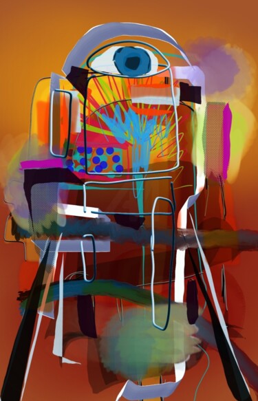 "Le chevalet de la l…" başlıklı Dijital Sanat Jacky Patin tarafından, Orijinal sanat, Dijital Resim