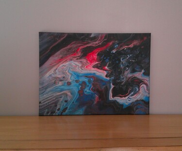 Painting titled "Emergence" by Aqualis, Original Artwork, Acrylic