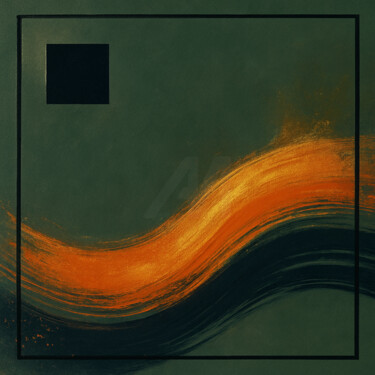 Painting titled "Emerging Flame" by Ds 26, Original Artwork, Oil