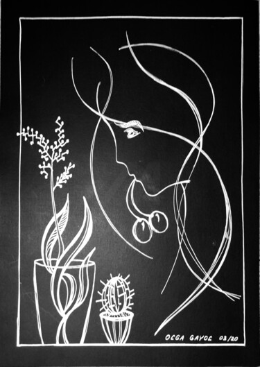 图画 标题为“Melody First Time #…” 由Olga Gayol, 原创艺术品, 丙烯