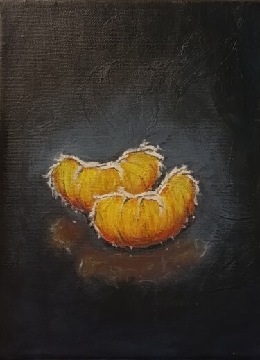 绘画 标题为“Deux tranches d'ora…” 由Y.Oranzh, 原创艺术品, 丙烯 安装在木质担架架上