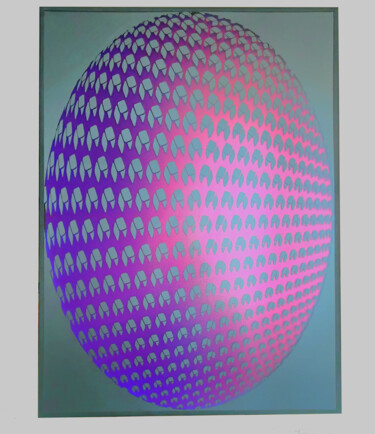 Malarstwo zatytułowany „type 112-1” autorstwa James Gozlan, Oryginalna praca, Kolaże Zamontowany na Panel drewniany