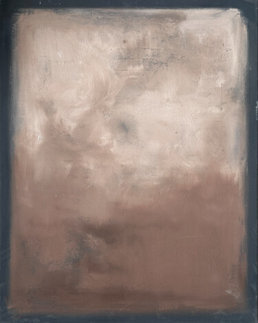 Painting titled "The soft earthly to…" by Julia Evpak, Original Artwork, Acrylic Mounted on Wood Stretcher frame