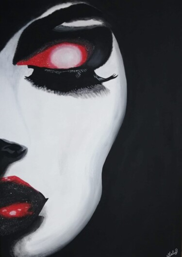 "Pensées" başlıklı Tablo Mel Dav tarafından, Orijinal sanat, Akrilik