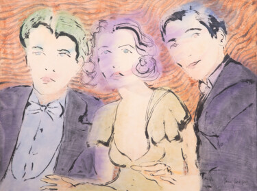 Pintura titulada "Oh no!" por Marcel Garbi, Obra de arte original, Acuarela