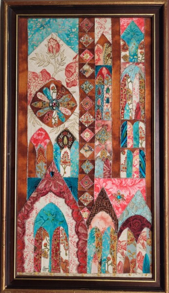 Art textile intitulée "REQUIEM" par Manon, Œuvre d'art originale, Tissu