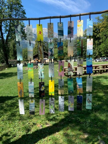 "Mondes imaginaires" başlıklı Tablo Natalia Archilla tarafından, Orijinal sanat, Akrilik