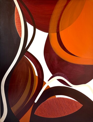 Peinture intitulée "Moroccan valley 2" par Laura Dujoncquoy, Œuvre d'art originale, Acrylique Monté sur Châssis en bois