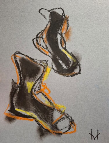 "Boots pastel" başlıklı Resim Nadya Vi tarafından, Orijinal sanat, Pastel