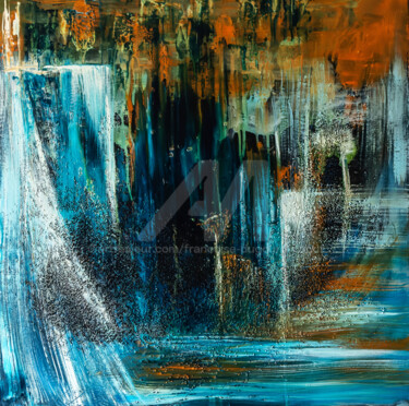 Peinture intitulée "Perspective" par Françoise Dugourd-Caput, Œuvre d'art originale, Huile Monté sur Châssis en bois