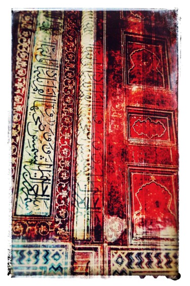 Photographie intitulée "rouge indien" par Benboye56, Œuvre d'art originale, Photographie manipulée