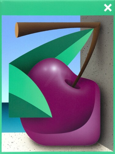 Painting titled "Window View 14 -  C…" by Low Bros, Original Artwork, Oil Mounted on Wood Stretcher frame