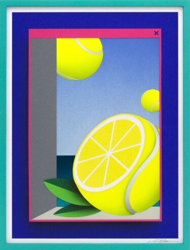 Painting titled "Paper View 02 - Ten…" by Low Bros, Original Artwork, Oil