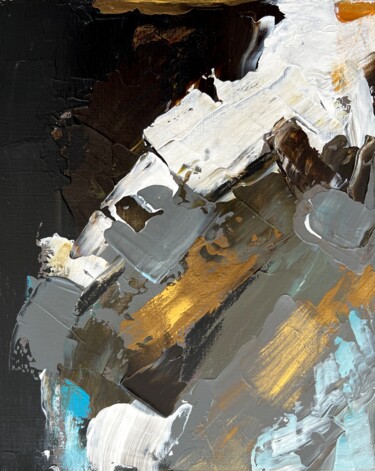 Peinture intitulée "Rhythm — Abstract M…" par Marina Kozyr, Œuvre d'art originale, Huile