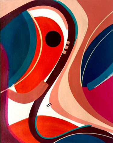 Peinture intitulée "Losing you" par Laura Dujoncquoy, Œuvre d'art originale, Acrylique