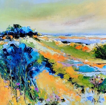 "Le murmure des coll…" başlıklı Tablo Rosa Bilhe (Rosa B) tarafından, Orijinal sanat, Petrol Ahşap Sedye çerçevesi üzerine m…