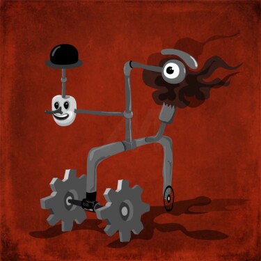 Digital Arts titled "ludismo macabrojo 4…" by Ojolo, Original Artwork, Digital Painting