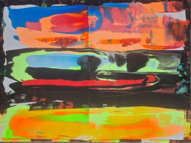 Malerei mit dem Titel "les filles de Moise" von Armand De Latour, Original-Kunstwerk, Acryl Auf Keilrahmen aus Holz montiert