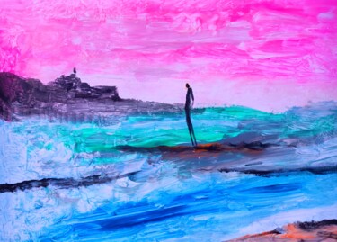 "Lonely souls lookin…" başlıklı Tablo Milto Sideris tarafından, Orijinal sanat, Akrilik