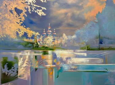 绘画 标题为“"Smolensk Cathedral"” 由Elena Chogina, 原创艺术品, 油