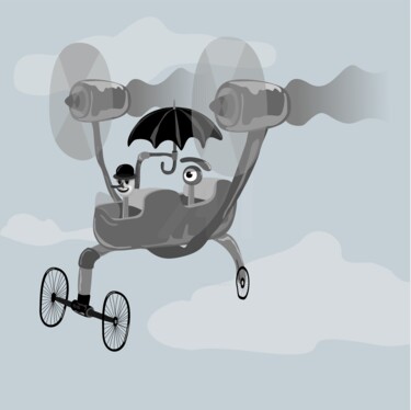 Grafika cyfrowa / sztuka generowana cyfrowo zatytułowany „ludismo macabrojo 6” autorstwa Ojolo, Oryginalna praca, Malarstwo…