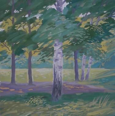 Ζωγραφική με τίτλο "On the edge of the…" από Valerii Oliinyk, Αυθεντικά έργα τέχνης, Γκουάς