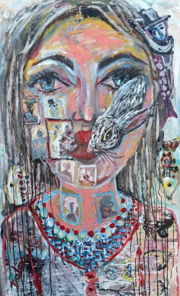 Painting titled "The Women And Sexua…" by Dalma Schwertführer-Dobisz, Original Artwork, Oil