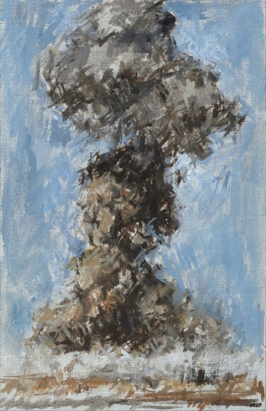 Peinture intitulée "guerre1 C1030" par Aubin Chevallay, Œuvre d'art originale, Huile Monté sur Châssis en bois