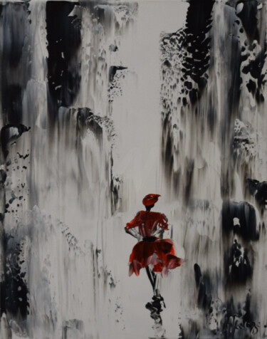 Painting titled "Femme Libre" by Anne Marie Palaze, Original Artwork, Acrylic