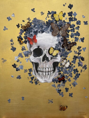 Painting titled "Timeless Metamorpho…" by Victoria Lyubelle, Original Artwork, Acrylic Mounted on Wood Stretcher frame