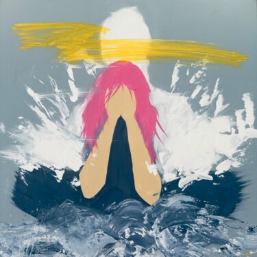 Painting titled "You are not alone,…" by Irine Art, Original Artwork, Acrylic