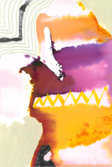 Painting titled "Thoughts of you in…" by Angelique Stephenson, Original Artwork, Pigments