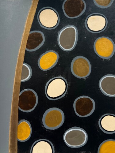 Painting titled "Polka Dot Pattern I…" by Marina Kozyr, Original Artwork, Oil
