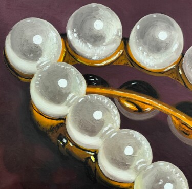 Peinture intitulée "Perles" par Peintures Mbesse, Œuvre d'art originale, Acrylique Monté sur Châssis en bois