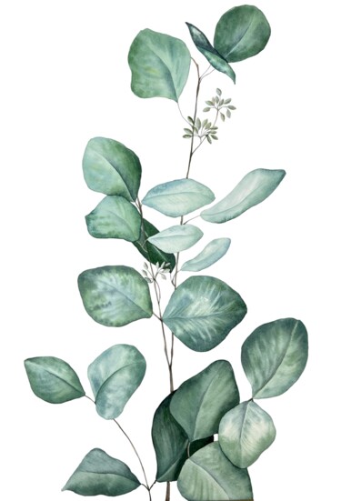 "Spindle Tree Branch" başlıklı Tablo Dariia Pavlenko tarafından, Orijinal sanat, Suluboya