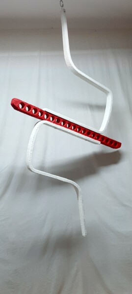 Escultura intitulada "Serpentear" por Alberto Simões De Almeida, Obras de arte originais, Madeira