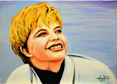 Ζωγραφική με τίτλο "La joie de vivre es…" από Jacques Maupas, Αυθεντικά έργα τέχνης, Λάδι Τοποθετήθηκε στο Ξύλινο φορείο σκε…