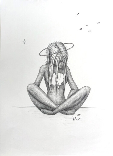Drawing titled "Emptyness" by Myredrm, Original Artwork, Pencil
