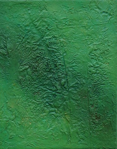 "Wei" başlıklı Tablo Mark Hellbusch tarafından, Orijinal sanat, Petrol Ahşap Sedye çerçevesi üzerine monte edilmiş