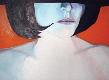 Malarstwo zatytułowany „Comme si j'étais to…” autorstwa Amour Chammartin, Oryginalna praca, Olej Zamontowany na Drewniana ra…