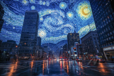 "La ville selon Van…" başlıklı Dijital Sanat Farouk Ferrah tarafından, Orijinal sanat, Dijital Fotoğrafçılık