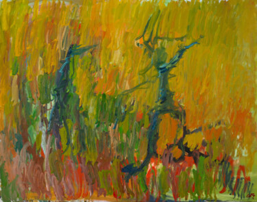 Painting titled "2007-2009. Serie “Á…" by Lluís Cots, Original Artwork, Oil Mounted on Wood Stretcher frame