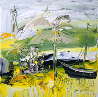 Peinture intitulée "La vie se distrait" par Muriel Cayet, Œuvre d'art originale, Acrylique Monté sur Châssis en bois