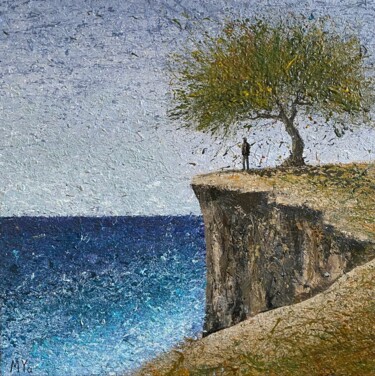 Malarstwo zatytułowany „On the Edge - Splas…” autorstwa María Ya, Oryginalna praca, Akryl