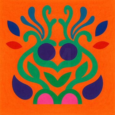 Arts numériques intitulée "Symphonie Chromatiq…" par Yahya Ahssaini, Œuvre d'art originale, Peinture numérique