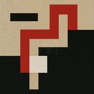 Digital Arts titled "MINIMAL-DECONSTRUKT…" by Karavix, Original Artwork, AI generated image