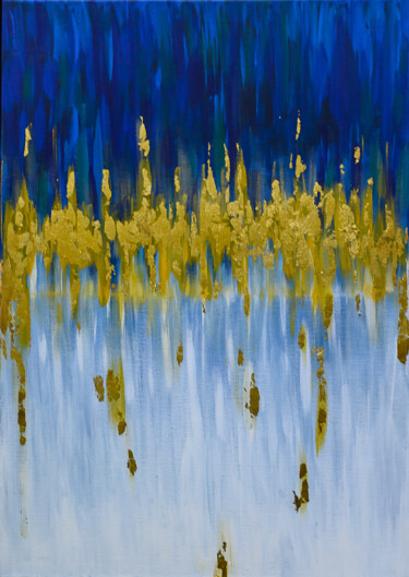 Painting titled "На границе двух мир…" by Mihail Plastinin, Original Artwork, Acrylic