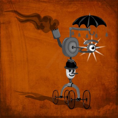 Цифровое искусство под названием "ludismo macabrojo 1…" - Ojolo, Подлинное произведение искусства, Цифровая живопись